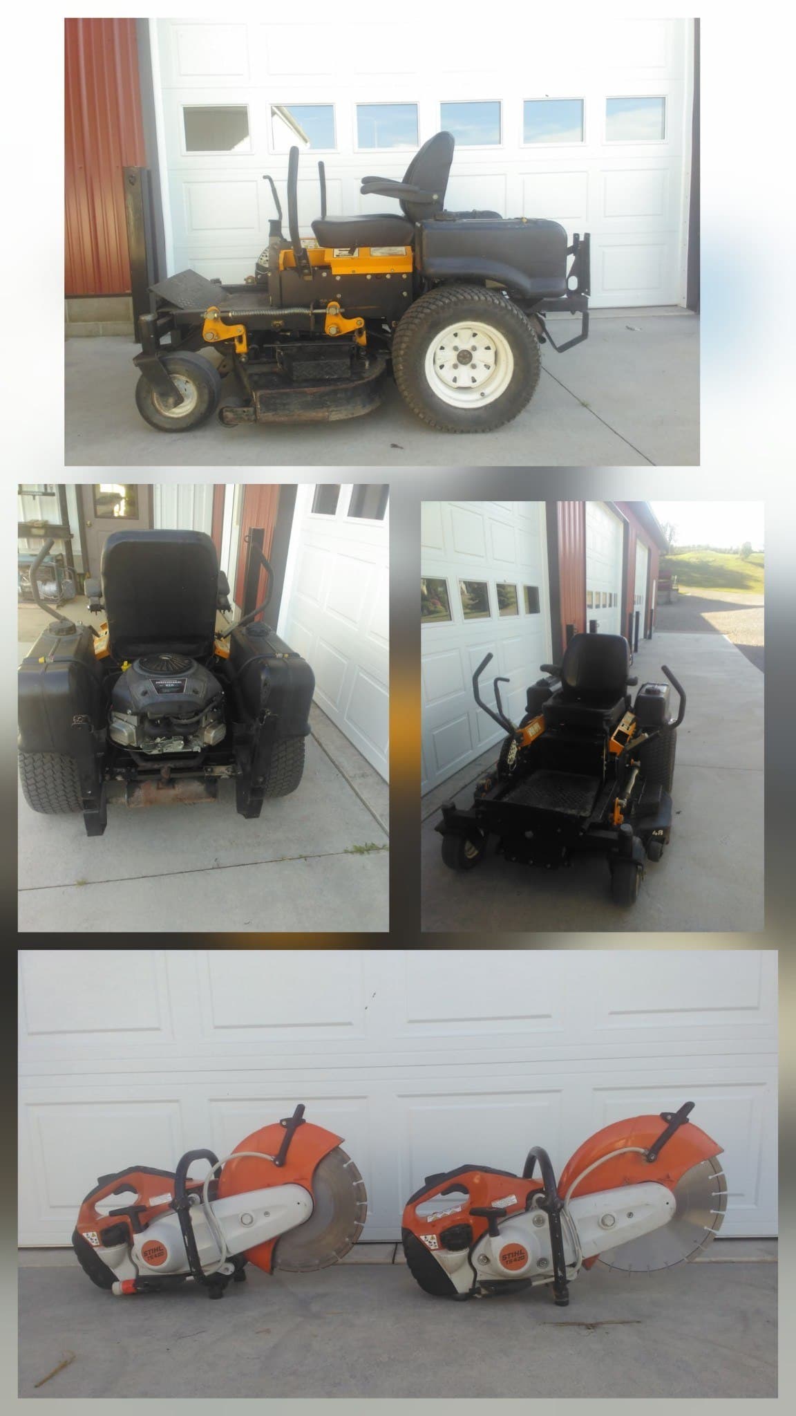 Cub Cadet 48-in lawn mower has been through shop runs and wor…