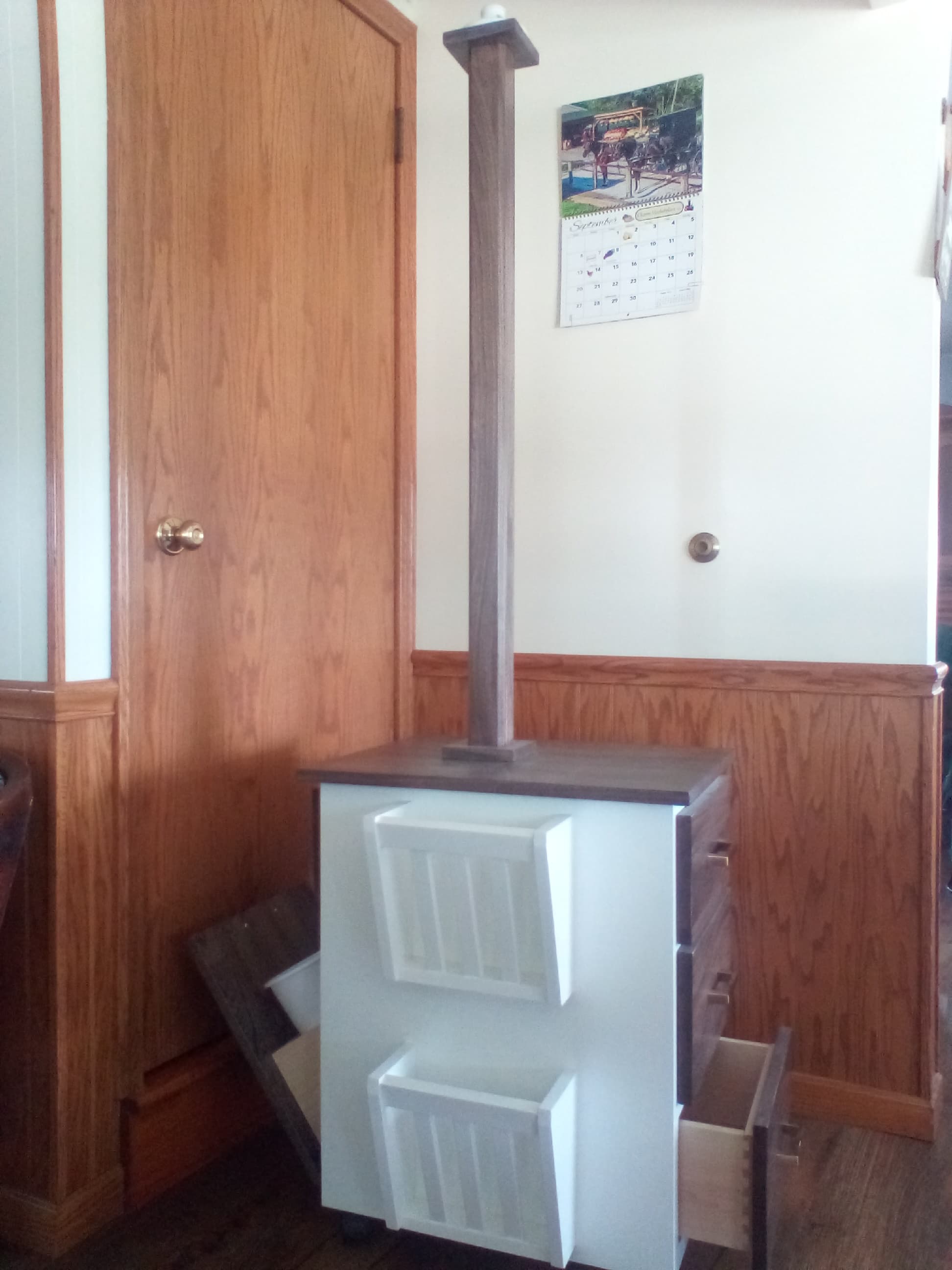 early christmas gift! new stand on casters