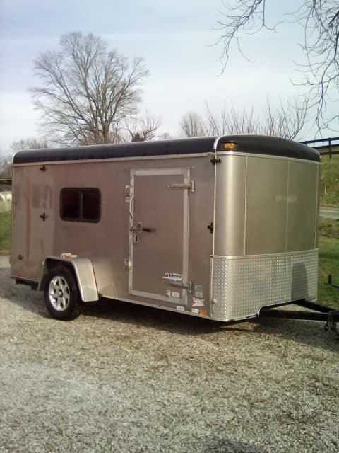 6X12 Enclosed trailer available for rent $30 a day or $150 pe…