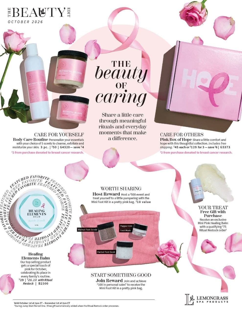 October is breast Cancer awareness month and so Lemongrass sp… — picture 1